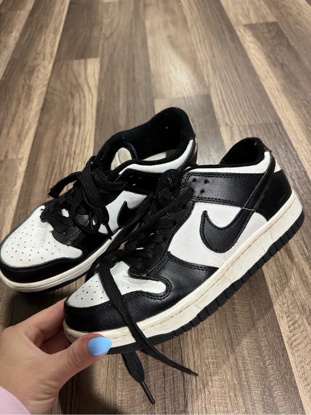 Nike Black and White Low-Top Sneakers